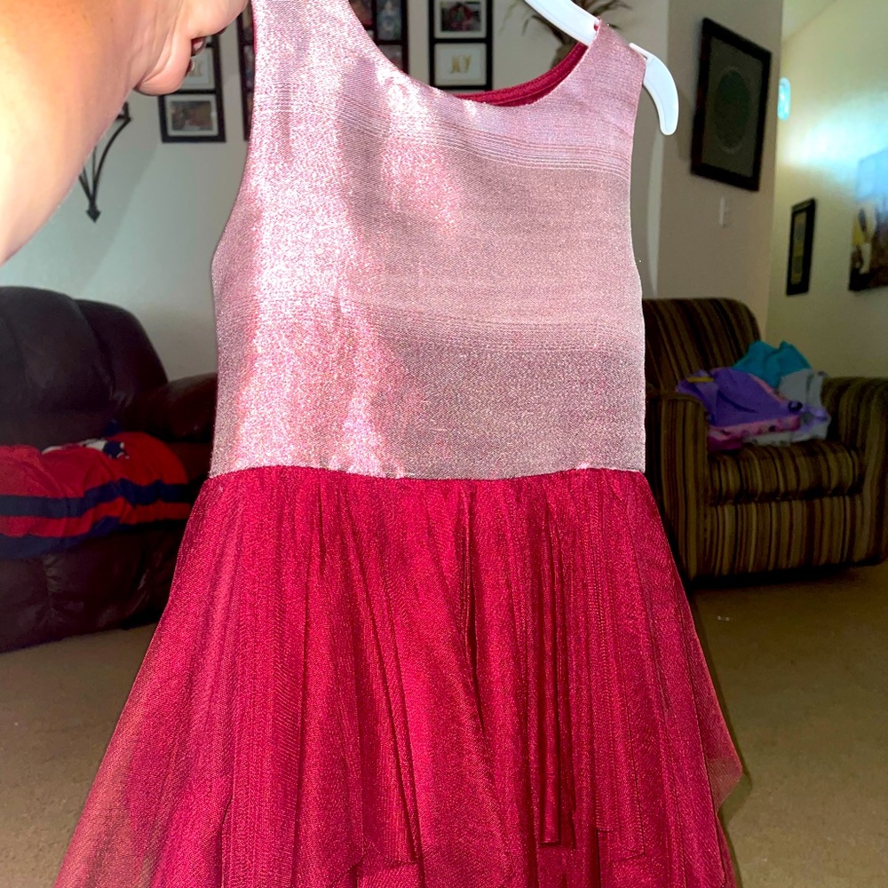 Gorgeous little red ombré dress - Picture 4 of 5